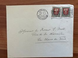 1920  PJ auf Brief   (G2301)