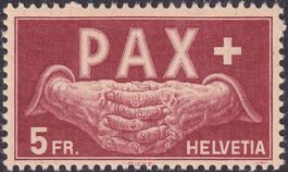 1945, PAX, Nr.273 (Betende Hände) postfrisch **, Kat: 130.-