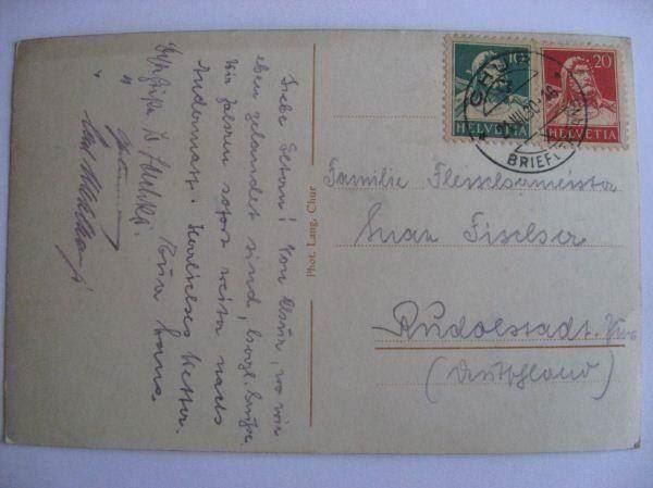 Cartoline postali: AK  Chur – Usato da Gundetswil venduto da Egro01 1