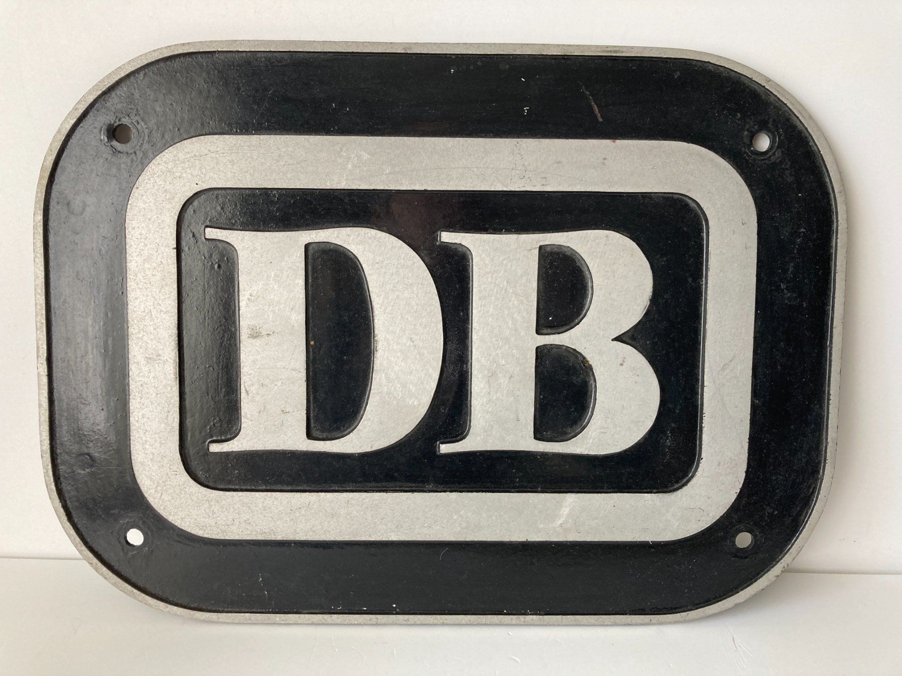 Schilder: Altes Lokschild der DB – Gebraucht aus Zwingen von