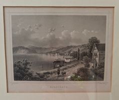 Stich von Rorschach mit Rahmen, St. Gallen