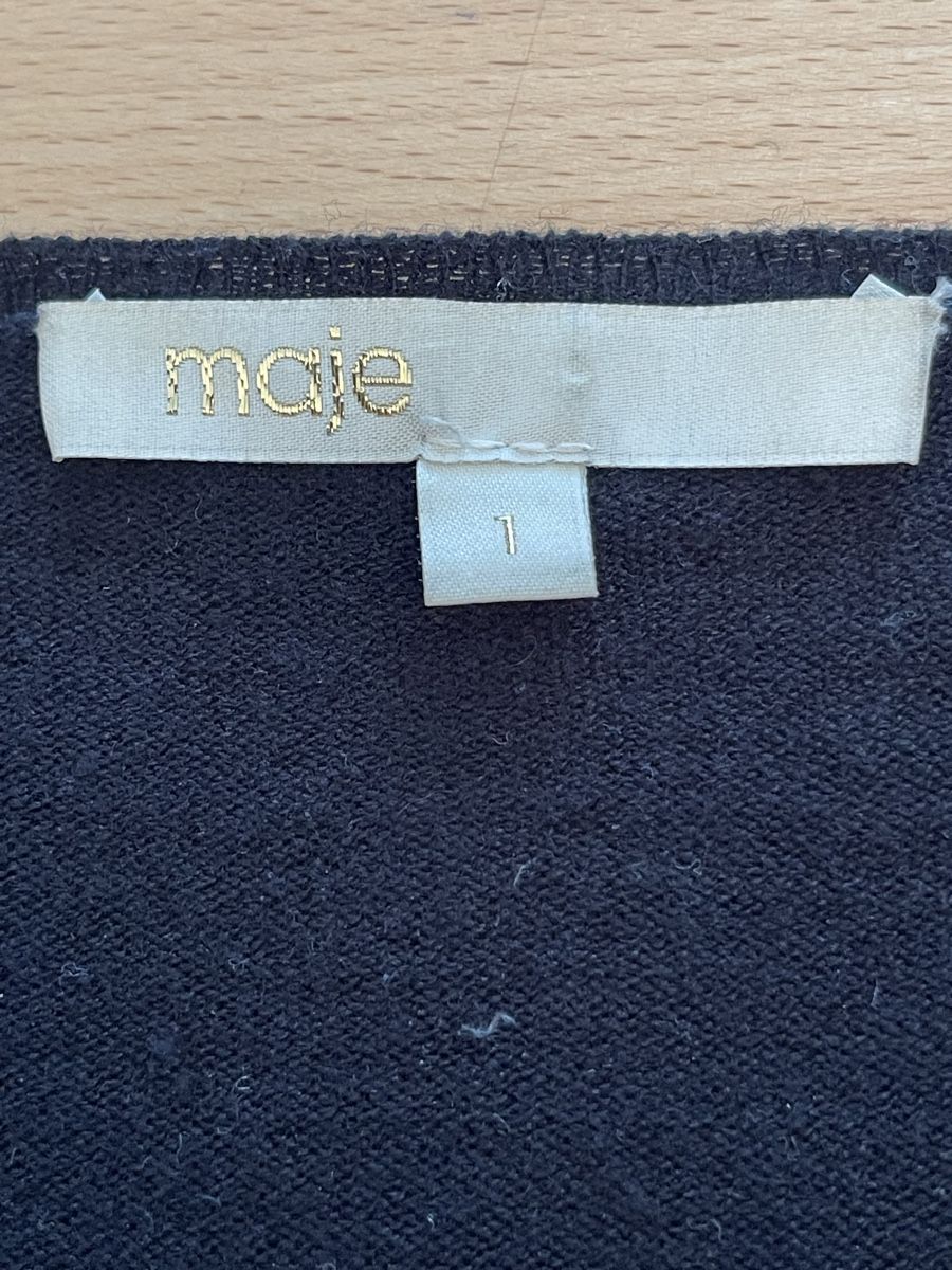 Maje Maglioni & Felpe: MAJE sweater with leather sleeves – Usato da Castagnola venduto da Car2X2N 2