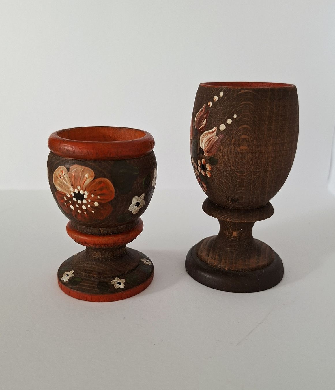 Altre Stoviglie: 2 vintage Eierbecher aus Holz – Usato da Dietikon venduto da Magi2 1