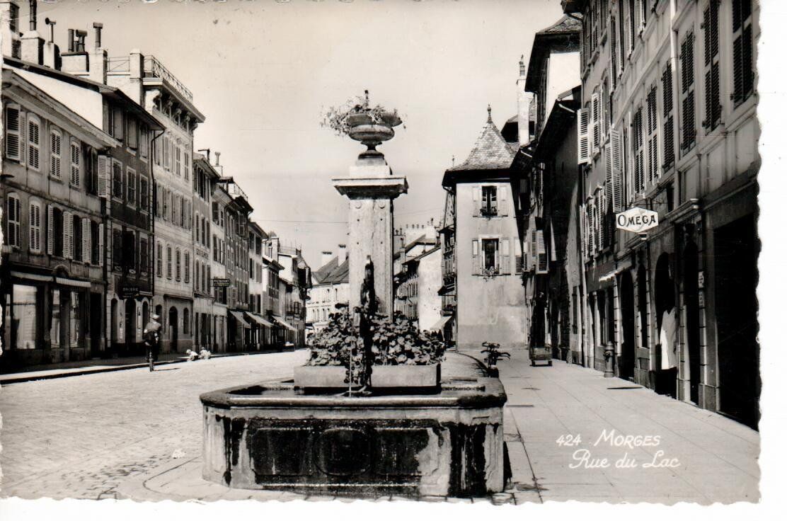 Cartoline postali: Morges, Rue du Lac – Usato da Wolhusen venduto da Curver9