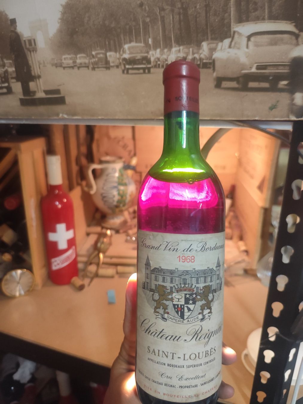 Wein: 1968 Chateau Reignac Cru Excellent – Gebraucht aus Büsserach von Vintage-vins 1