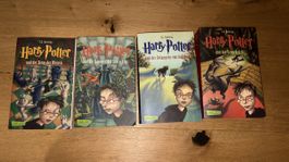 4 Harry Potter Bücher: Band 1 - 4