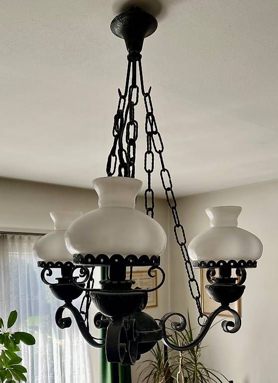 Lustres & lampes de plafonds: RUSTIKALE DECKENLAMPE    – D'occasion à Thun par amaretti25