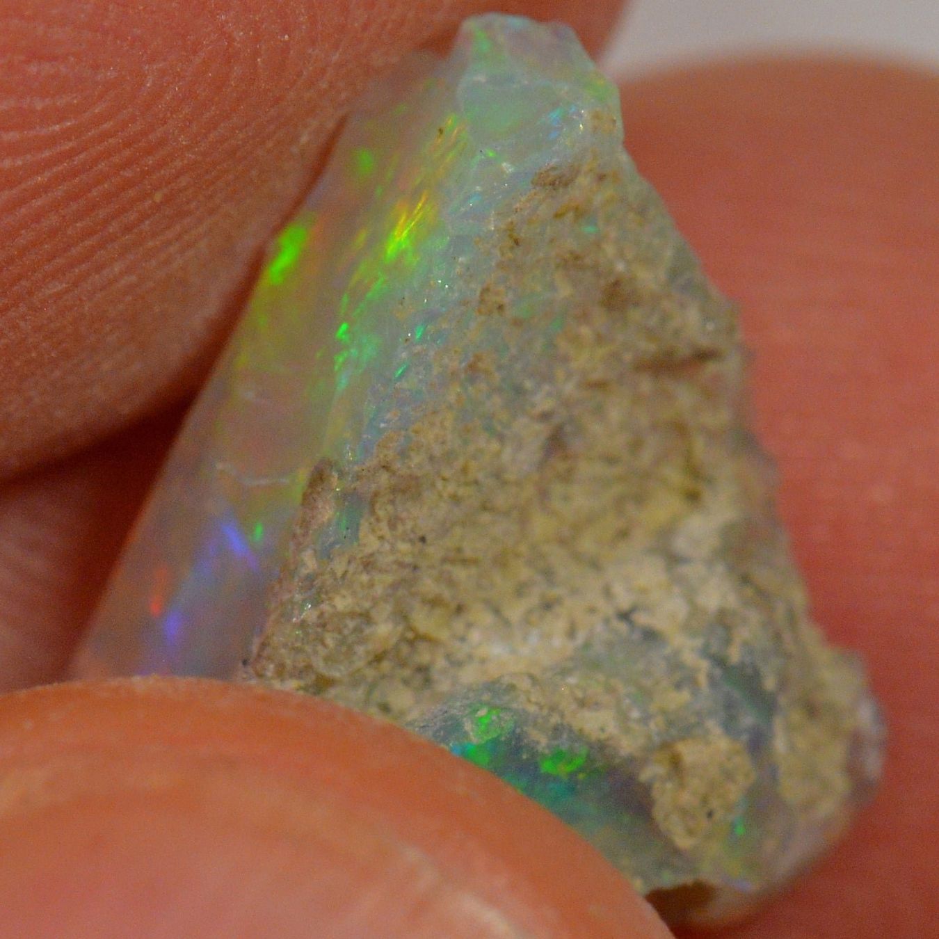 Pierres précieuses: 4.4 Karat - Roher Äthiopischer Welo Opal – Neuf (Voir description) à Rüti ZH par DeinOpal 2