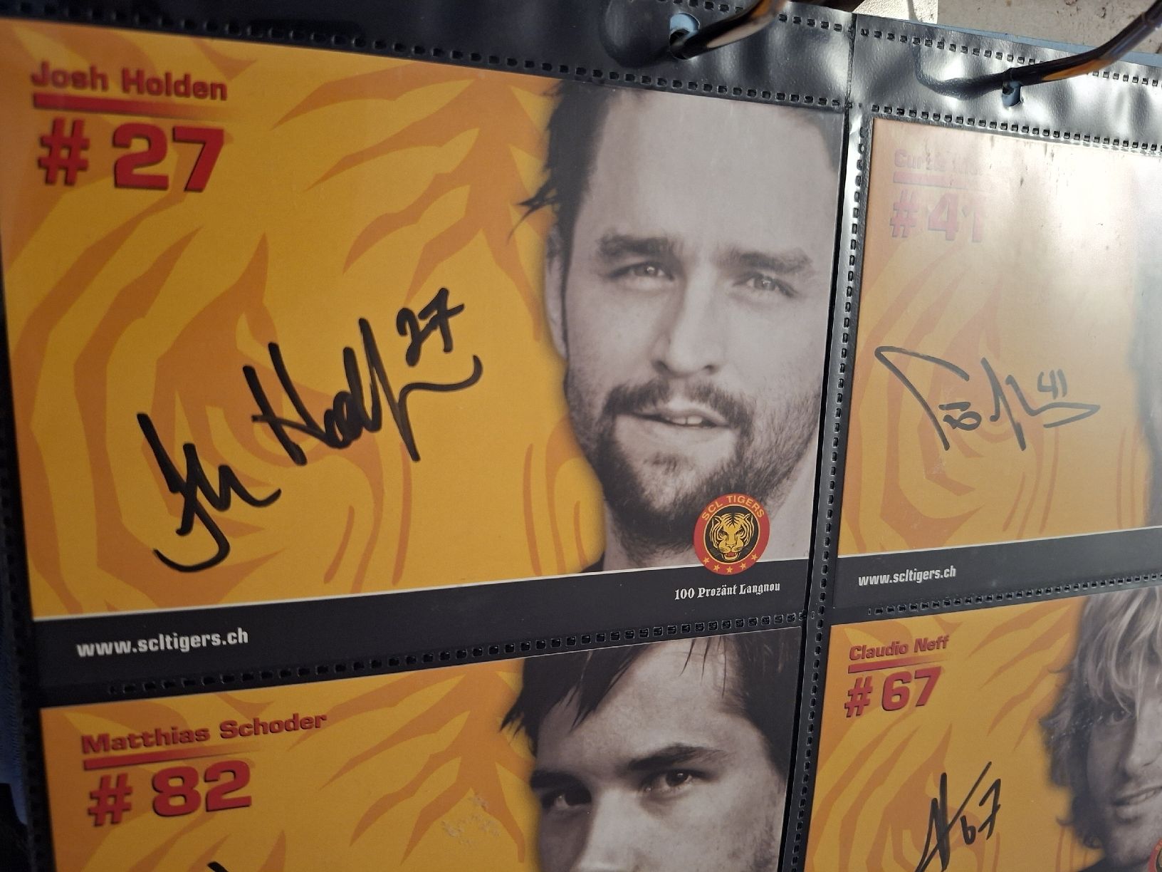 Autogramme: 4x SCL Tigers Autogrammkarte Langnau – Gebraucht aus Thun von wuschu 1