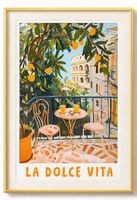 Poster affiche Impression Dolce Vita Vintage rétro déco
