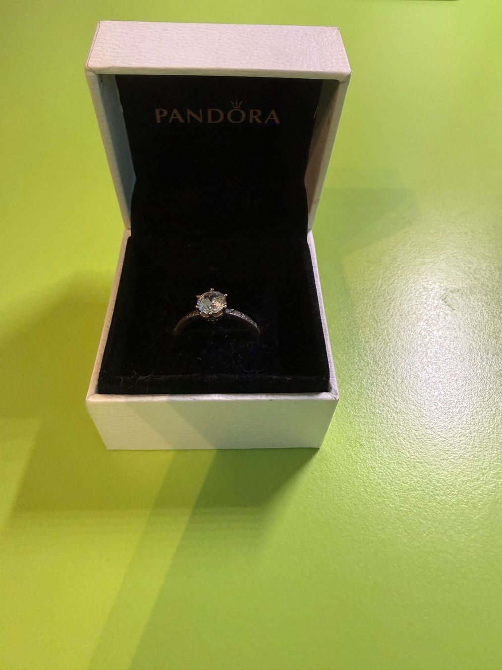 Pandora Anelli: Pandora Clear Sparkling Crown Ring Grösse 56 – Usato da ZUFIKON venduto da SULMI01