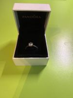 Pandora Clear Sparkling Crown Ring Grösse 56