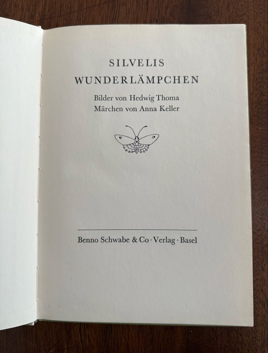 Libri: Silvelis Wunderlämpchen, Hedwig Thoma, Kinderbuch, 1941 – Usato da Weisslingen venduto da Jannaki 1