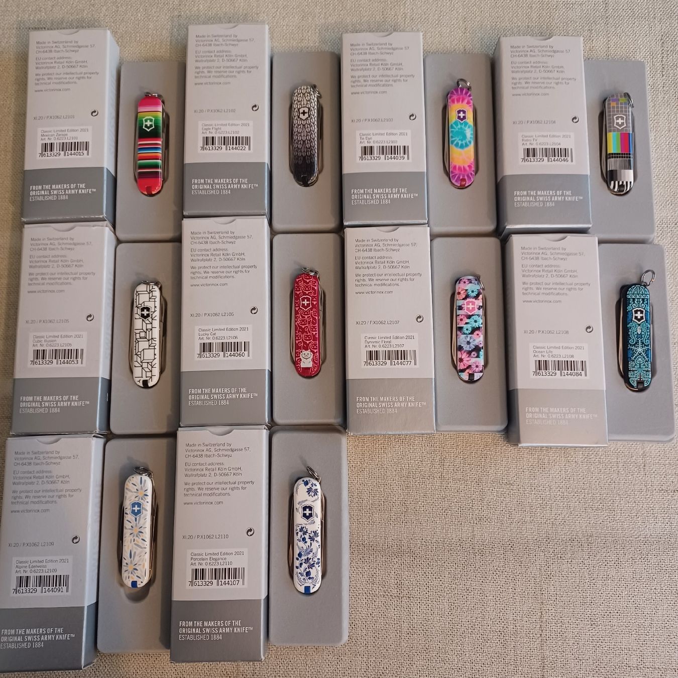 Victorinox Coltelli tascabile: Victorinox Classic Full Set lim. Edt. 2021 – Nuovo (secondo la descrizione) da Balgach venduto da VicAlox