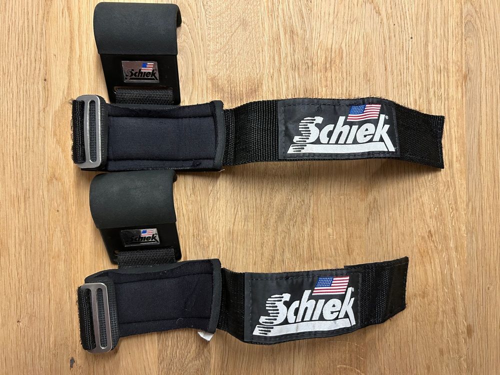 Gants De Levage Schiek Power Lifting Taille L - Protection Mains Callosités - Pour Salle De Sport, Musculation