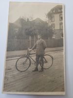 Foto Mann mit Velo 1930er Jahre Vintage Zustand gut R34