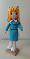 Clara-Poupée au crochet unique, fait main