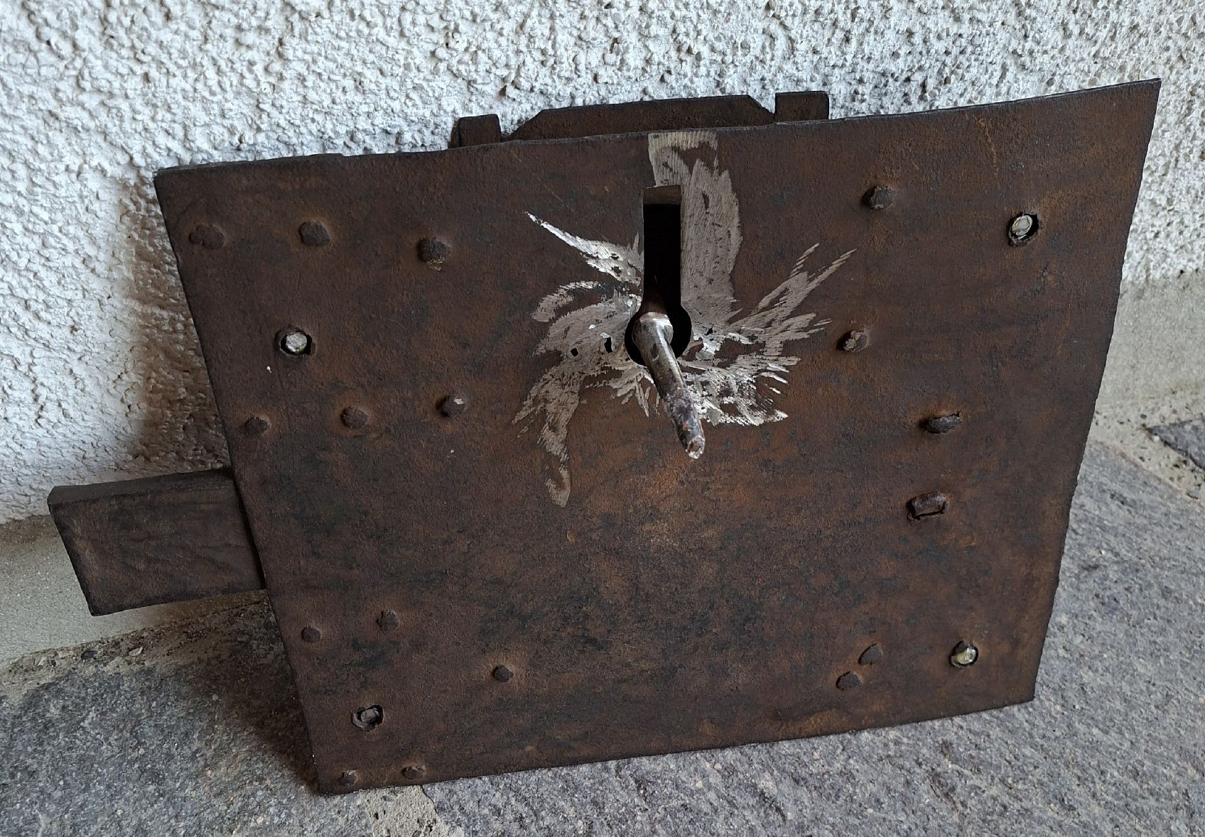 Schlösser: Altes Schlossgehäuse mit Schlüssel – Defekt aus Pfäffikon ZH von enderby01 2