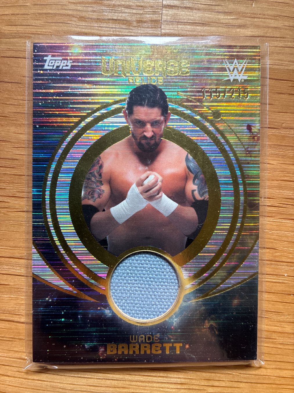 Topps Sammelbilder & Trading cards: Topps Universe WWE Wade Barrett Patch /215 – Gebraucht aus Wangenried von Garagara
