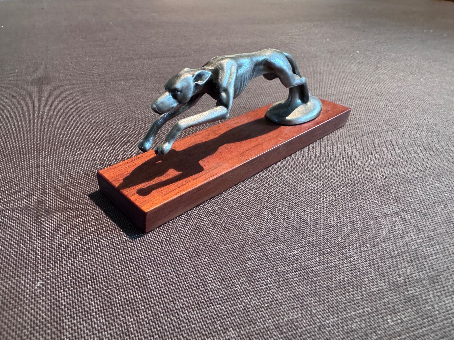 Statuette: Greyhound Kühlefigur – Usato da Oberrüti venduto da HotRod1932 1