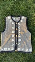 Trachten Strick Weste mit Edelweiss Gr 38/40