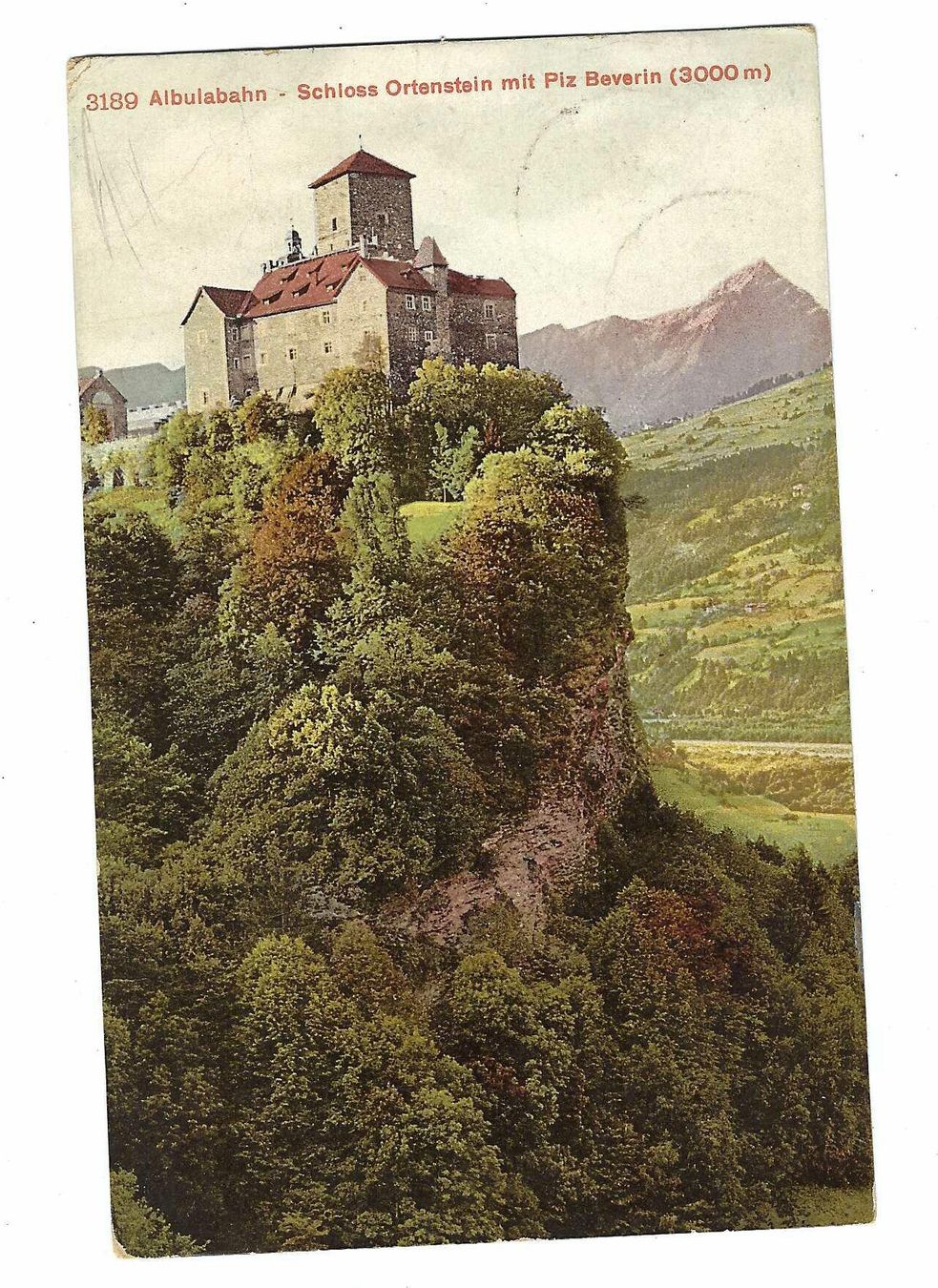Alle Briefmarken: Stabstempel Samaden / Rhät. Bahn 1910 ai – Gebraucht aus Aarau von fussball-fussball 1