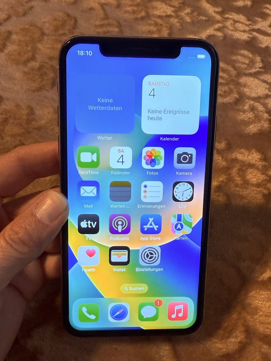 Apple Portables: iPhone X 256 Gb Silber – D'occasion à Uster par jca_pr9r