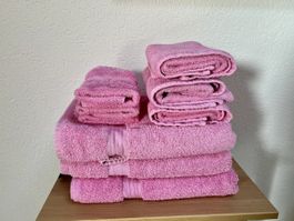 9er Set Handtücher, LAUREN RALPH LAUREN, pink Baumwolle