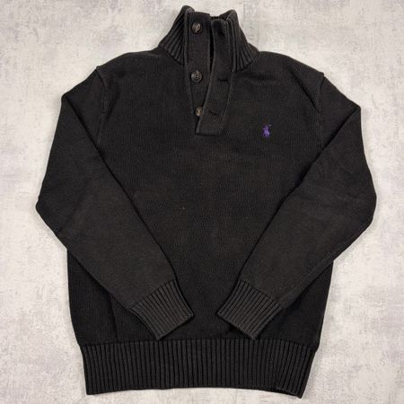 Pull en Maille Noire Polo Ralph Lauren - Taille XS