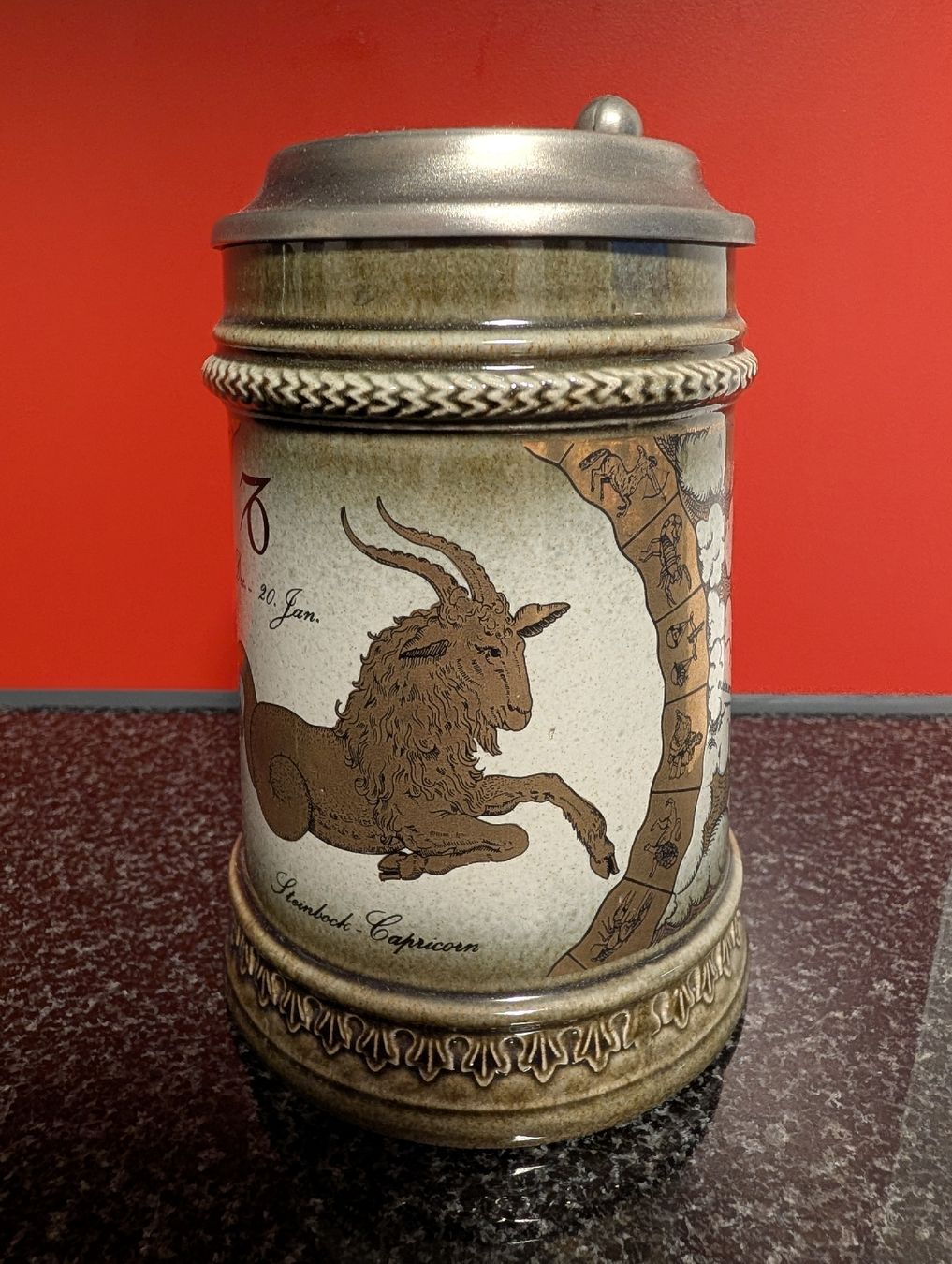 Verres: Bierkrug Steinbock Capricorn – Neuf (Voir description) à Bern par DimiBern