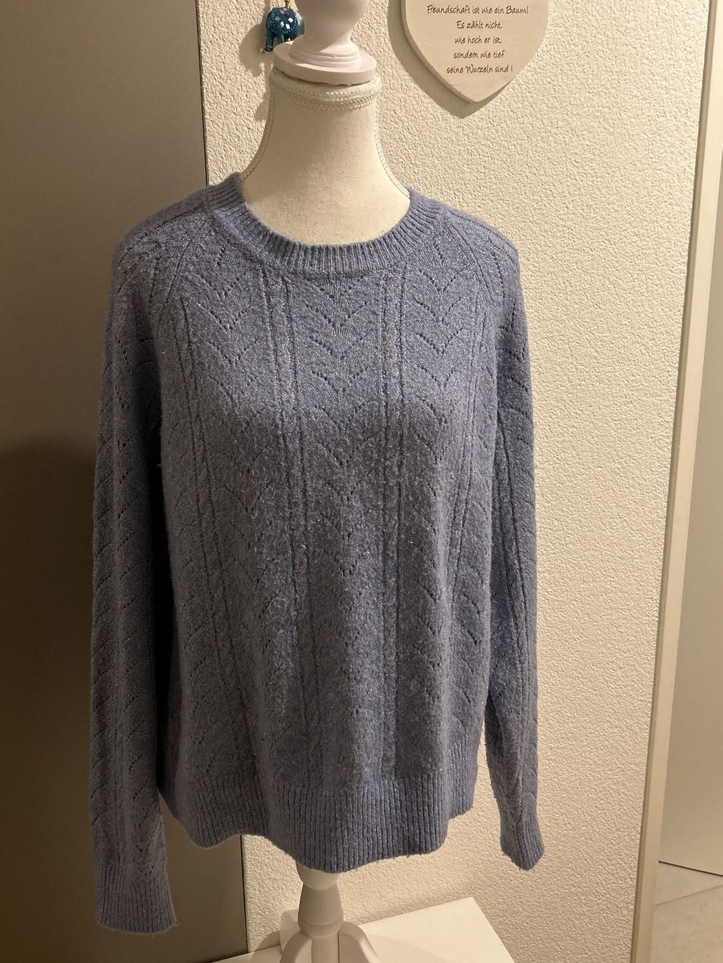 Maglioni & Felpe: Strickpullover jeansblau von MNG Gr. L – Usato da Brunnen venduto da Nala2929