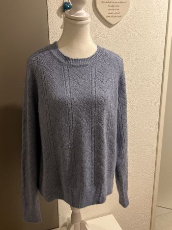 Strickpullover jeansblau von MNG Gr. L
