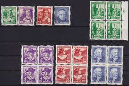 SCHWEIZ, PRO JUVENTUTE 1933, 1934, Serie ** 1934, Serie 4-Bl