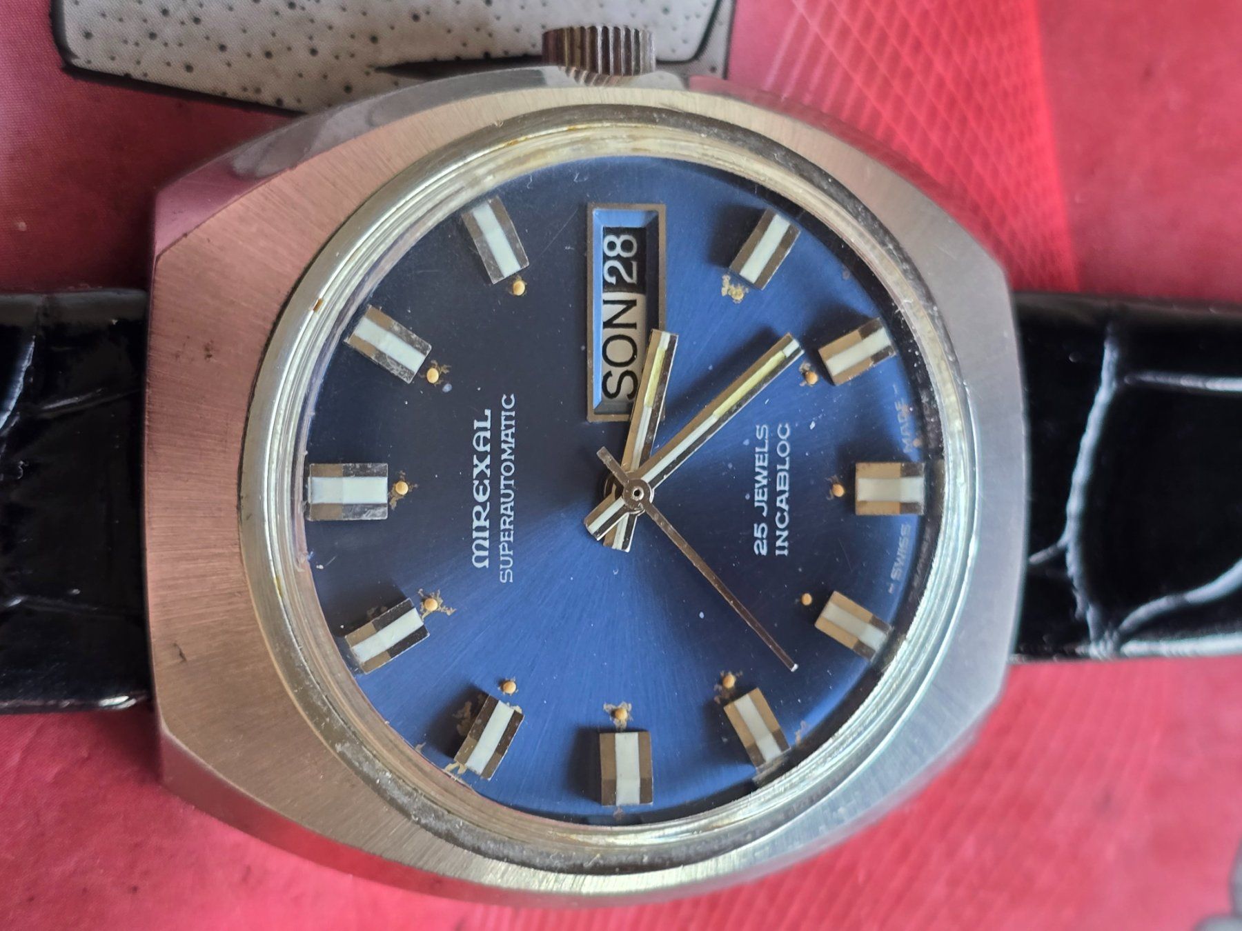 Mirexal Orologi: 295 Mirexal Superautomatic Day Date 25 Jewels – Usato da Muri AG venduto da Corredor 3
