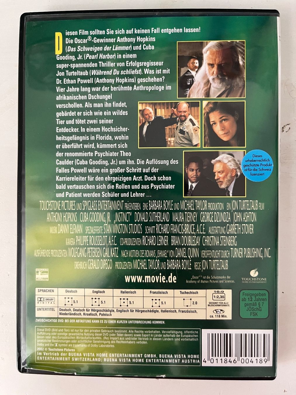 Tutti i DVDs: Instinkt (2002) DVD 📀 – Nuovo (secondo la descrizione) da Sierre venduto da black.box 1