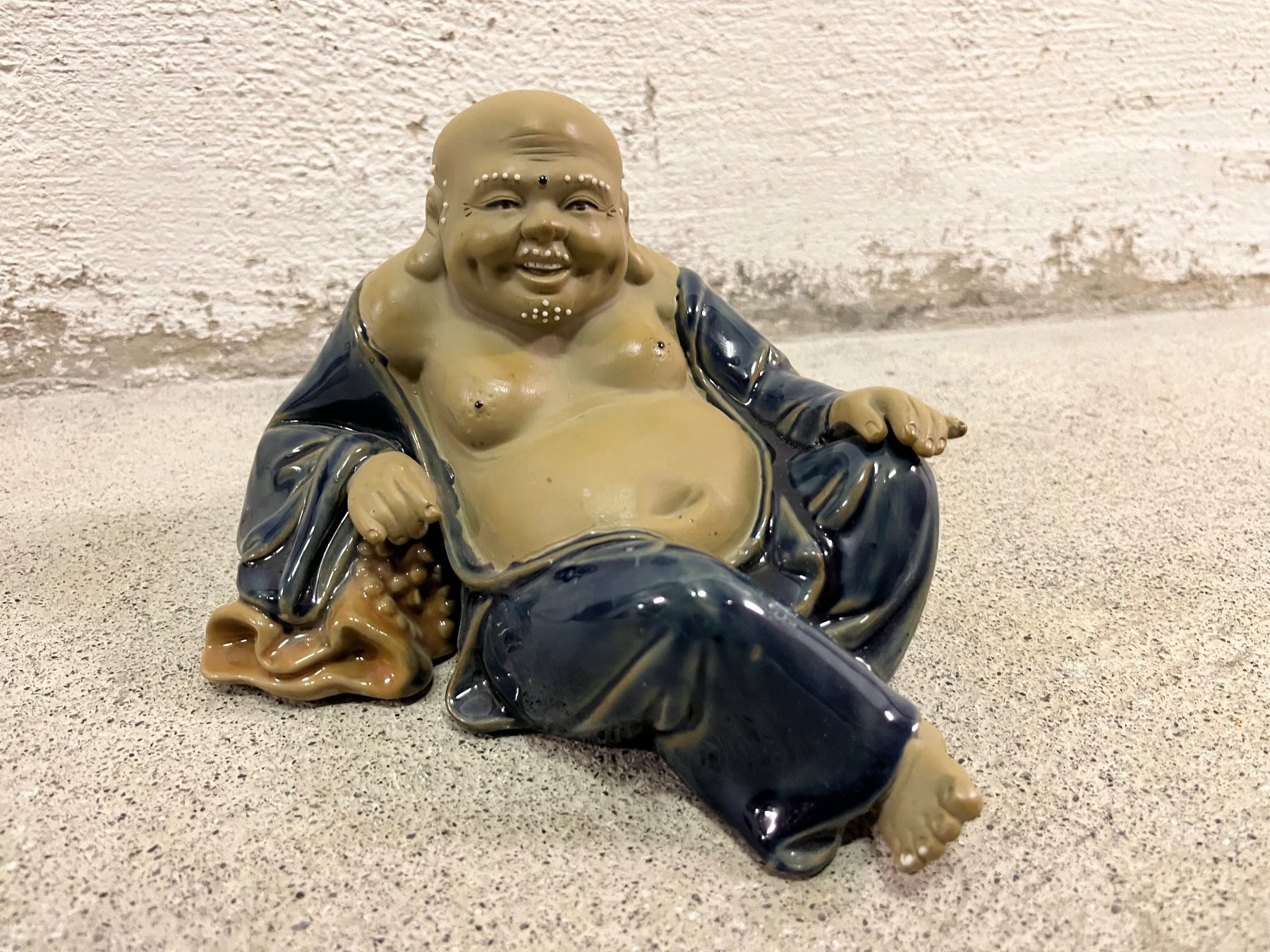 Statuette: Figur Lächelnder Buddha – Usato da Zürich venduto da engebrunau 1