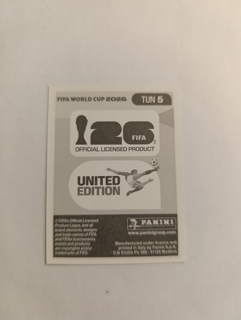 Panini Cartes à collectionner: TUN 5, WM 2026 Panini Sticker  – Neuf (Voir description) à Kriens par Annele97 1