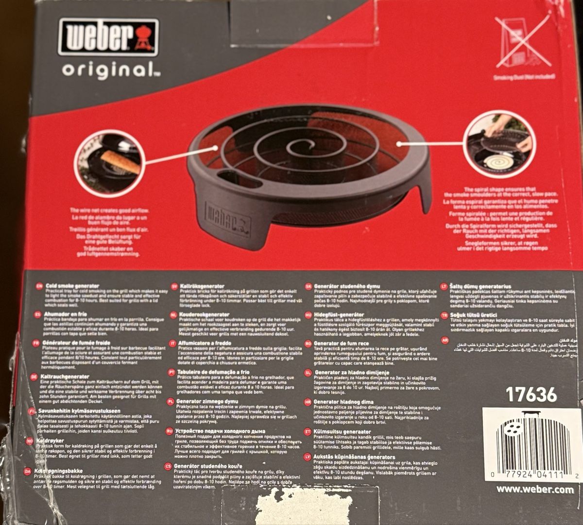 Grills: Weber Räucheraufsatz / Smocker – Neu (gemäss Beschreibung) aus Erstfeld von supercrock 1