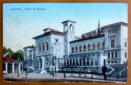 Lausanne - Palais de Rumine - Animation 1911
