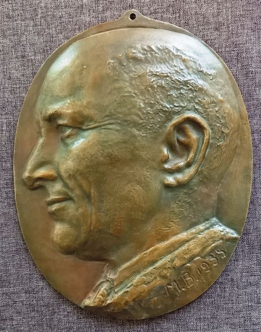 Sculture & Statue: Bronzerelief mit Monogramm M.B. 1935 – Usato da Wallisellen venduto da chanel007