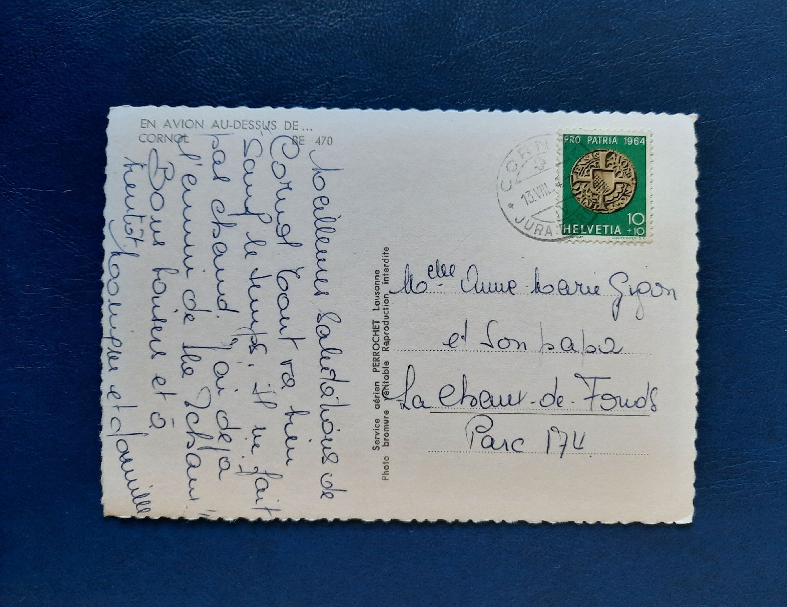 Cartes postales: Ansichtskarte Cornol, gest.1964 – D'occasion à Marly par neu-adlerauge65 1