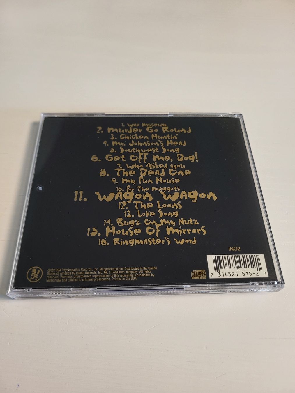 CDs: ICP - Ringmaster CD - Insane Clown Posse  – Neu (gemäss Beschreibung) aus Uster von newwave0 1