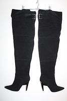 Overknees Stiefel, schwarz Gr. 39