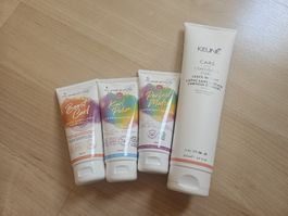 crème pour cheveux bouclés les secrets de Loly et keune
