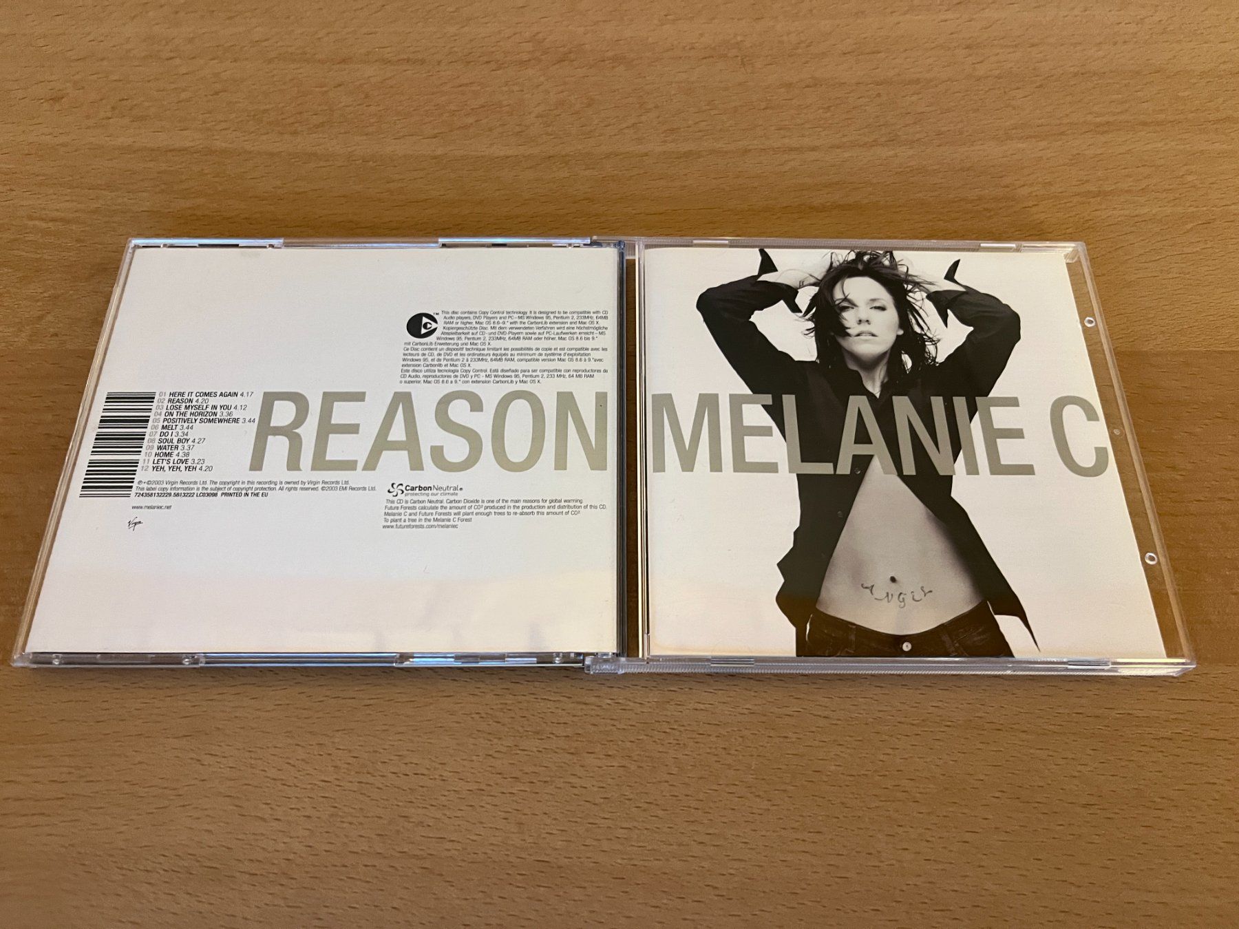 CD: Melanie C - Reason – Usato da Bätterkinden venduto da emmentaler2008