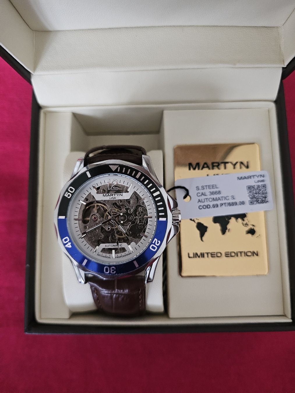 Orologi: martyn line männer armbanduhr – Nuovo e nell'imballaggio originale da Winterthur venduto da Sorayamou