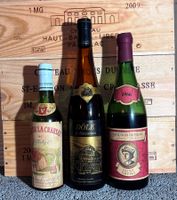 3 Flaschen alte Walliser Weine 1957, 1966 & 1981