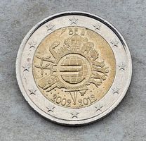 2 Euros BELGIQUE commémorative 2002-2012 10 ans de l'Euro