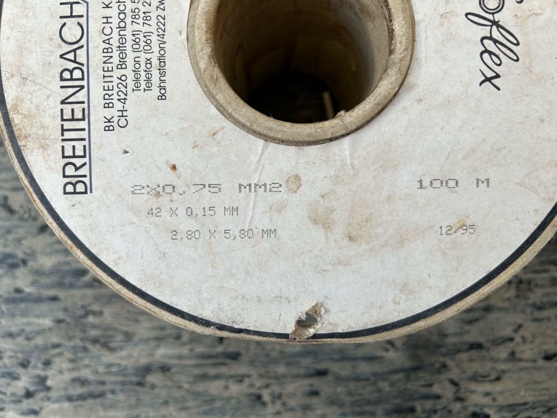 Cavi: 2x0.75mm2 Litzenkabe 100M Soflex Lautsprecher – Nuovo (secondo la descrizione) da Zürich venduto da LuZ_8005 2
