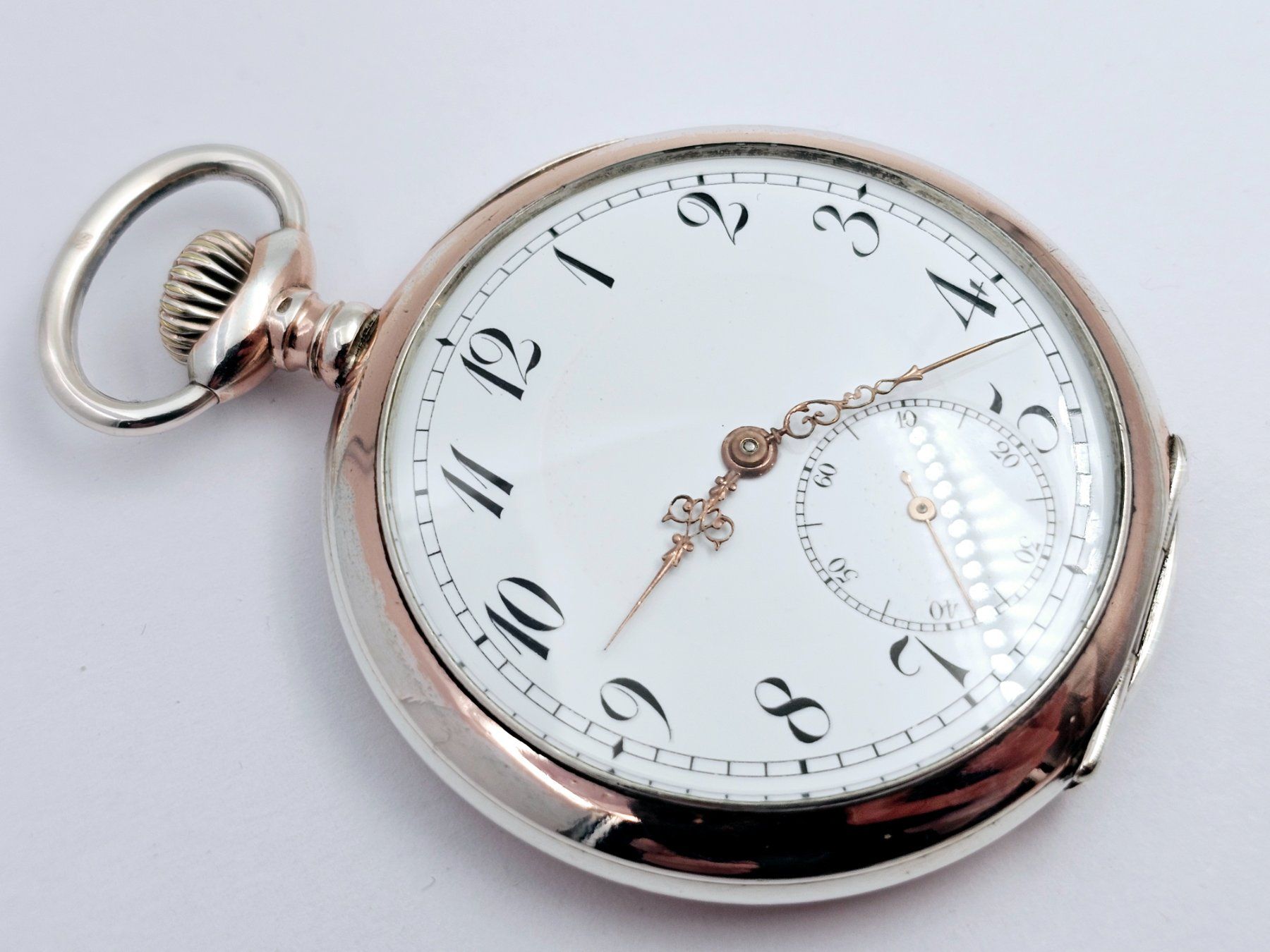 Orologi: Antike Taschenuhr 800 Silber – Usato da Bassersdorf venduto da AnkerWatch 8